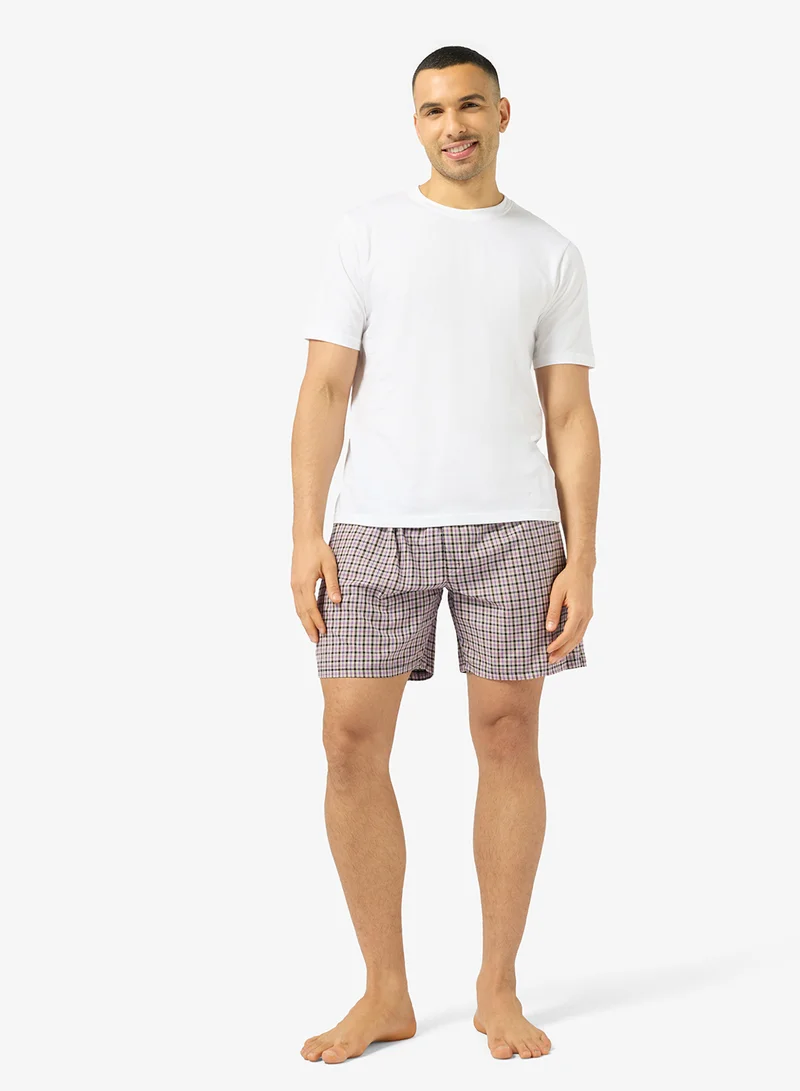 سفنتي فايف بيسيكس Woven Boxer of 2 Pack